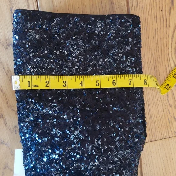 NWT A New Day Sequin Black Women's Boots Size 8.5 - Picture 9 of 14